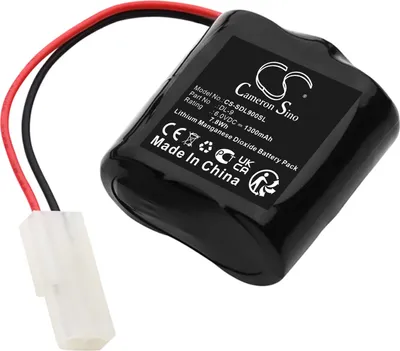 Produktbild von TECHTEK Akku Kompatibel mit [Saflok] 20280 Ersetzt DL-9