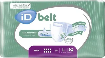 Immagine prodotto di ID Expert Belt Maxi Large - 1 confezione da 14 cuscinetti