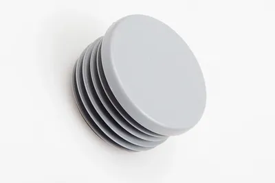 Produktbild von Montman Kunststoff-Rohrkappen 48.3mm Grau 100 Stück