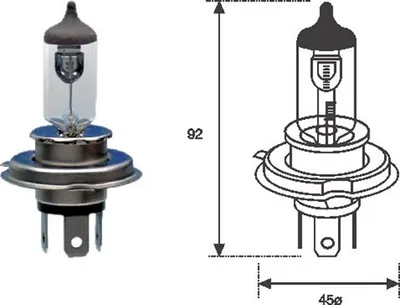Zdjęcie produktu dla Żarówka H4 12V/60/55W