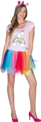 Produktbild von Einhorn Theodor Kleid - Faschingskostüm Damen Größe: L