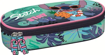 Obrázok produktu pre Piórnik saszetka Stitch Stay Cool usztywniony z klapką