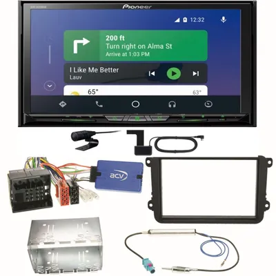 Produktbild von Pioneer AVH-Z9200DAB Android Auto Einbauset für EOS Polo Caddy Amarok Scirocco