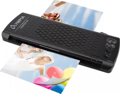 Zdjęcie produktu dla Olympia A 235 PLUS, 23,5 cm, Laminator na zimno/gorąco, 380 mm/min, 80 µm, 125 µm, 5 min