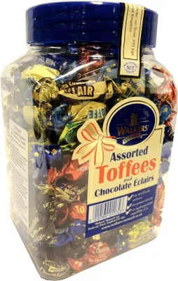 Produktbild von Walker's Nonsuch Assorted Toffees and Chocolate Éclairs 1,25kg