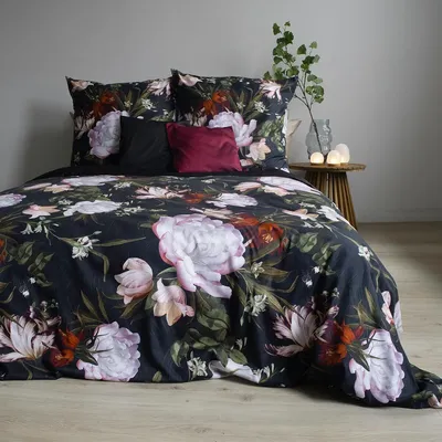 Produktbild von Fleuresse Mako-Satin Digitaldruck Bettwäsche Bed Art S 114453-0004 rot