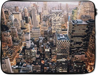 Produktbild von MuchoWow® Laptop Hülle 15 Zoll New York - NYC - Amerika Laptoptasche - Laptoptasche - Sleeve - Rundum-Schutz