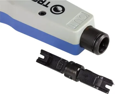 Obrázek produktu pro Trendnet TC-PDT Punch Down Tool with 110 and Krone Blade, Modrá, Bílá