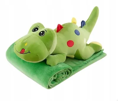 Produktbild von Granda Dino Kuscheltier mit Decke 3-in-1 für Kinder