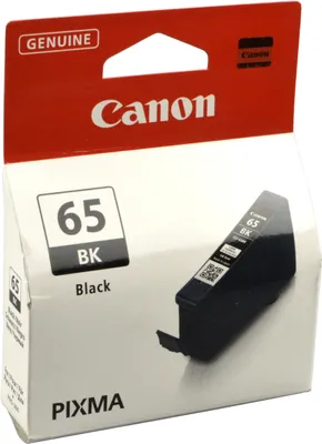 Produktbild von Canon CLI-65BK Tinte Schwarz, Schwarz, Tinte auf Farbstoffbasis, 12,6 ml, 1 Stück(e), 860 Seiten, Einzelpackung