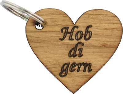 Produktbild von Schlüsselanhänger Hob di gern