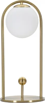 Immagine prodotto di Mauro Ferretti lampada da tavolo Glamy Arc E14 Ø 21x47 cm bianco oro