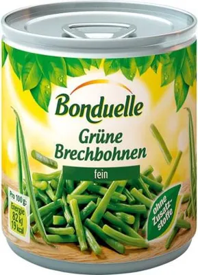 Produktbild von Bonduelle Grüne Brechbohnen fein für kalte und warme Speisen 200g
