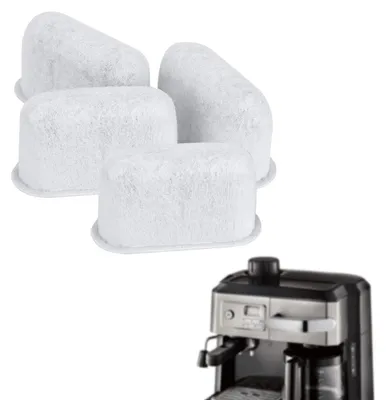 Obrázok produktu pre Náhradné aktívne uhlíkové filtre, 4 kusy, pre zariadenia Delonghi, model 7313285779