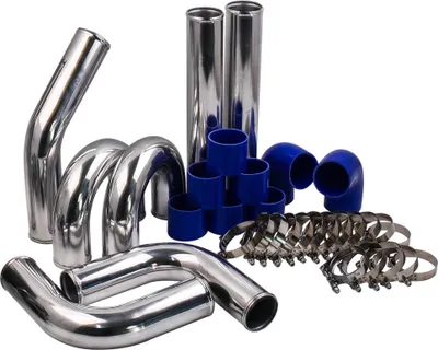 Produktbild von zestaw rur intercoolera turbo 76 mm 3" uniwersalny zestaw przyłączeniowy turbo intercoolera