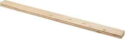 Produktbild von Rhombusprofilleiste Douglasie 200 x 9,0 x 2 cm natur