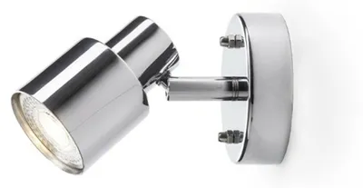 Zdjęcie produktu dla VALTO I lampa ścienna chrom 230V GU10 LED 5W IP44