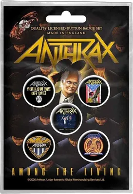 Produktbild von Anthrax Among the Living Badge 25 mm