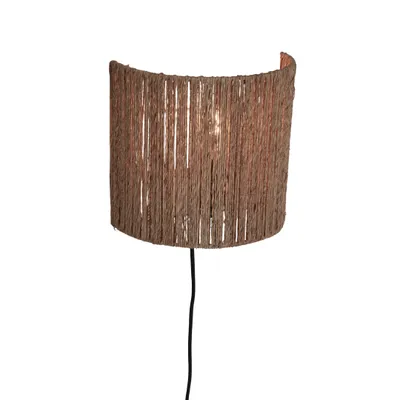 Produktbild von GOOD&MOJO - Wandlampe Iguazu - Jute - 25x25x22cm