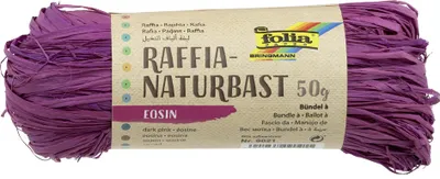 Produktbild von folia Raffia-Naturbast 50 g eosin