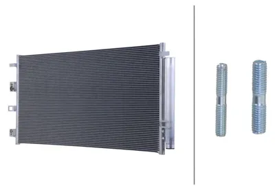 Produktbild von HELLA 8FC 366 222-491 Kondensator Klimaanlage Klimakondensator für FORD Kuga Mk3 +Trockner