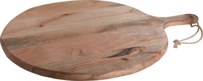 Produktbild von Dekobrett - Braun - Mangoholz - 47 x 60 cm - mit Kordel