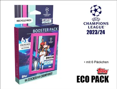 Produktbild von Topps UEFA Champions League 2023/2024 Sticker - ECO PACK