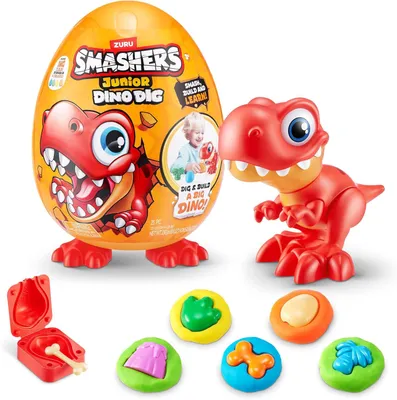 Productafbeelding van Junior Dino Dig groot ei (T-Rex)