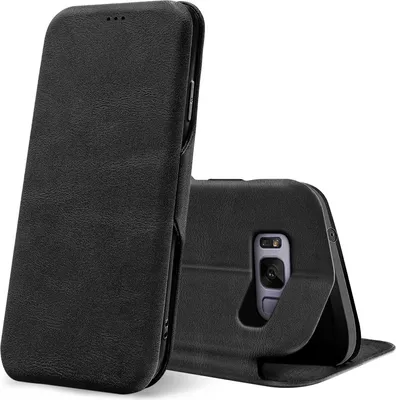 Obrázek produktu pro Skořepinové flipové pouzdro pro Samsung Galaxy S8 kryt Book Cover pouzdro na mobilní telefon se slotem na kartu Prémiový ochranný kryt