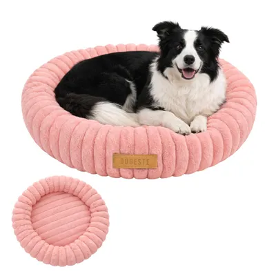 Immagine prodotto di Dogeste Donut cuccia per cane 90 cm rotonda, cuscino morbido e soffice, lavabile, fondo antiscivolo