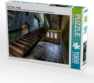 Produktbild von Calvendo Lost Place - Treppe 1000 Teile Puzzle quer 640x480mm, Buchspies Carina; 7282698