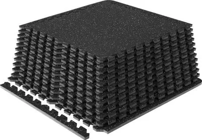 Produktbild von Famanu Fitnessmat - Schaum-Puzzlemat - Antirutschmatte - 61x61 cm - 12 Stück