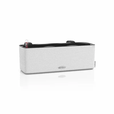 Obrázek produktu pro Samozavlažovací truhlík Lechuza Cube Color 40x14x13,5 cm bílý