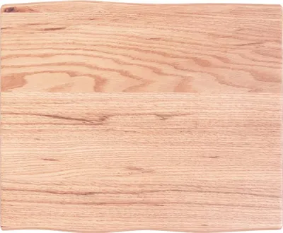Produktbild von Tischplatte 60x50x2 cm Massivholz Eiche Behandelt Baumkante