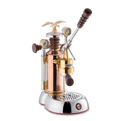 Zdjęcie produktu dla La Pavoni Espressomachine Handlever LPLESE01EU Expert Edotto miedź chrom