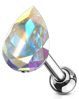 Produktbild von Helix & Tragus Ohr Piercing „Tropfen“ Aurora Borealis