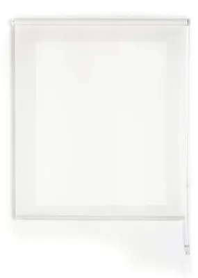 Imagen del producto de Solidchoice - Estor enrollable translúcido, color blanco roto, 140 x 175 cm