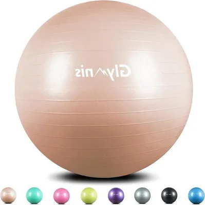 Produktbild von Yogaball 75cm Rosa Antirutsch für Fitness Training