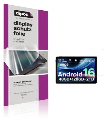 Image de 2x Film de protection d'écran pour POPUX P11 protecteur clair dipos