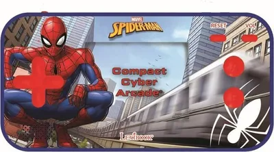 Immagine prodotto di Console portatile Cyber Arcade Spider-Man, schermo da 2,5 pollici, 150 giochi, inclusi 10 giochi Spider-Man