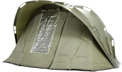 Produktbild von Lucx Bobcat Bivvy Angelzelt für 1–2 Mann – wasserdichtes Karpfenzelt mit herausnehmbarer Bodenplane & 10.000 mm Wassersäule