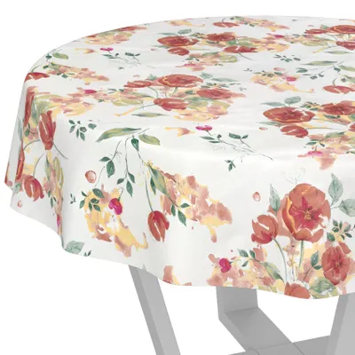 Wachstuchtischdecke abwaschbar 140 x 140 cm rund Schnittkante, Hauptbild
