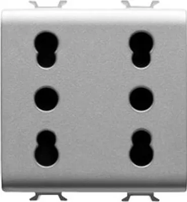 Immagine prodotto di Gewiss GW14208 Presa di corrente in titanio