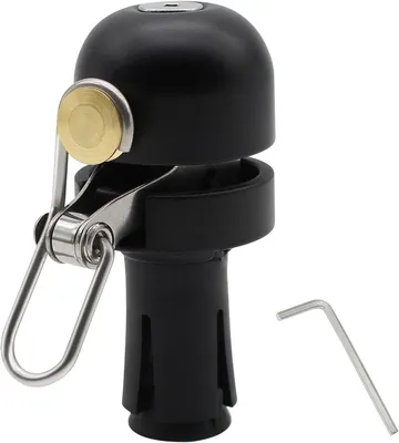 Productafbeelding van Mini fietsbel messing - 100 tot 120 dB - Stuurplug