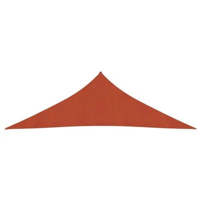 Produktbild von Sonnensegel 160 g/m² Terrakottarot 3,5x3,5x4,9 m HDPE
