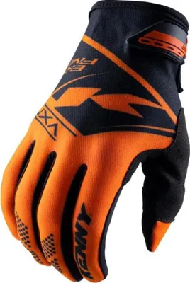Immagine prodotto di Guanti da motocross per bambini KENNY BRAVE Arancione e nero, taglia L