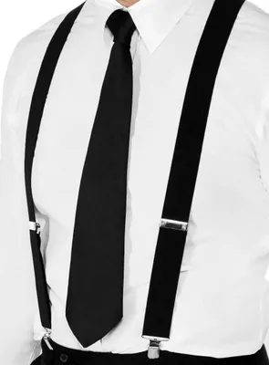 Produktbild von 20er Jahre Mafia Hosenträger schwarz Kostüm Fasching