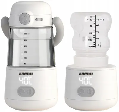 Produktbild von Tragbarer 2-in-1-Flaschenwärmer für Milch, Wasser und Babynahrung – Ideal für unterwegs