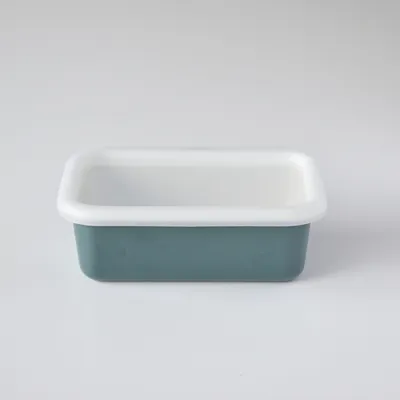 Produktbild von HoneyWare Frischhaltedose Color Line S 0,42l flach petrol Emaille