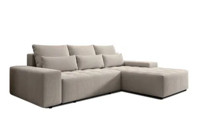 Produktbild von AX LIVING Ecksofa mit Schlaffunktion Alvorada 280 cm creme